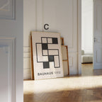 Bauhaus Ausstellung Poster I Geschenkidee I Bauhaus Design I Bauhaus Wandkunst I Wand Deko I Deko Print ohne Rahmen-3